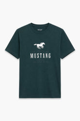 Men Branded Graphic T-Shirt - Green