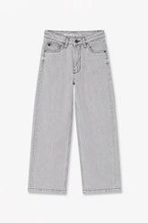Boy Branded loose fit Denim Pant - L/GREY