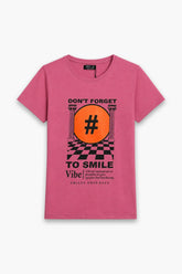 Woman Graphic T-Shirt PLUM