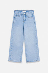 Girls Branded Denim pant - L/Blue