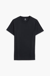 Men Branded R-Neck Tee - Black