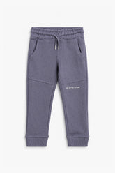 Boys Branded Trouser - L/Purple