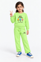PRINTED FLEECE 2 PC SUIT