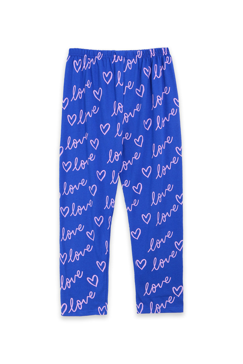 Women Graphic Loungewear 2-Piece Suit WS12 - Royal Blue– Expostorepk