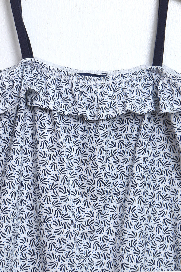 Girls Branded Graphic Short Tunic - Black