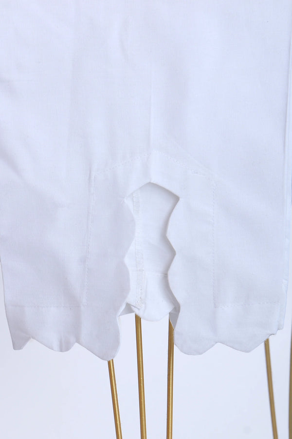 SOLID COTTON TROUSER