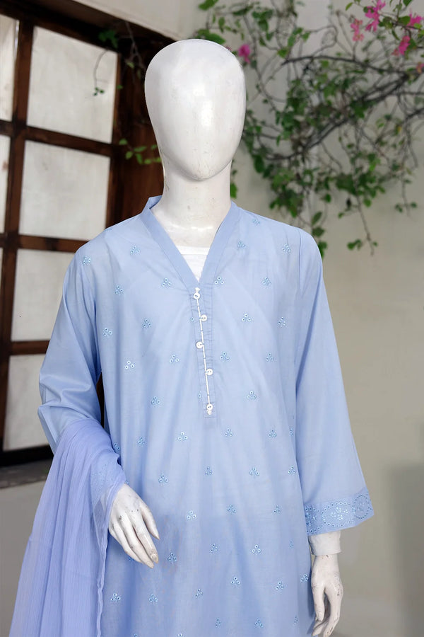 3 PIECE LAWN EMB SUITS