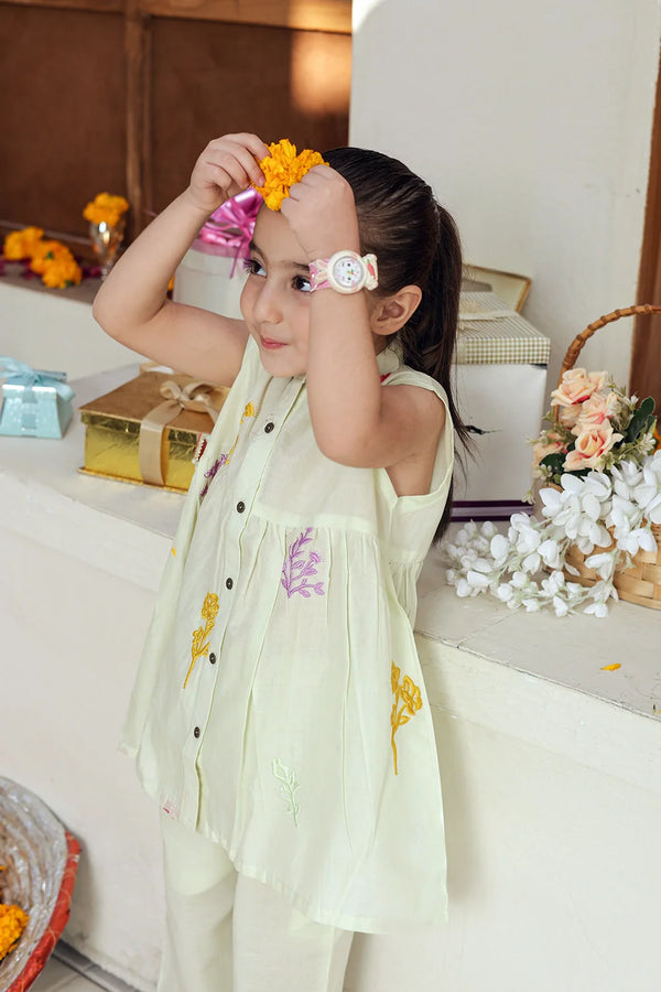 2 PIECE EMB LAWN SUIT