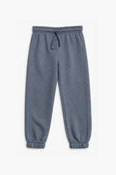 Boys Branded Fleece Trouser - SMOKEGREY