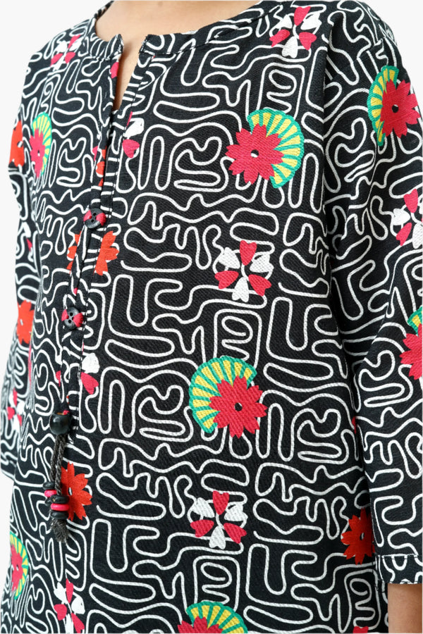 2 PIECE PRINTED KHADDAR SUIT