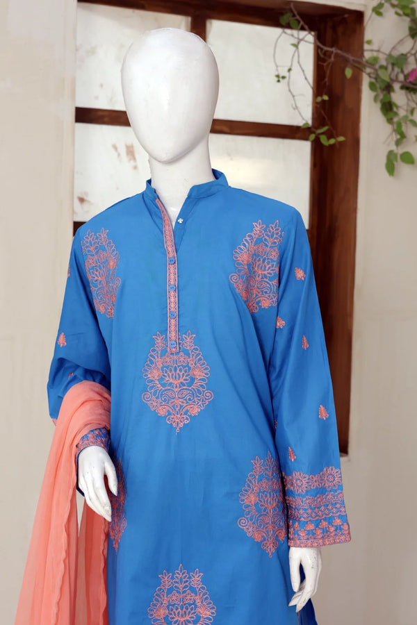3 PIECE CAMBRIC EMB SUITS