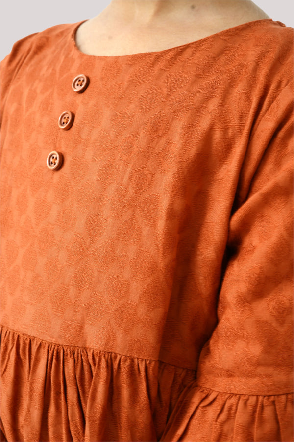 JACQUARD LONG DRESS