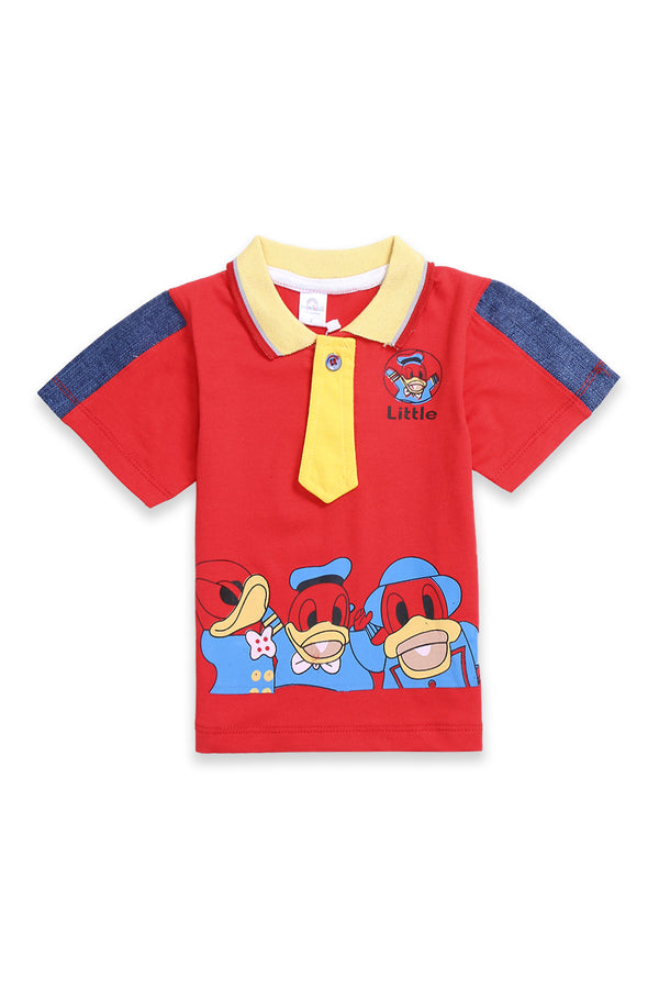 Boys Graphic 2-Piece Suit A-116- Red