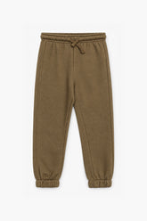 Boys Branded Fleece Trouser - Brown