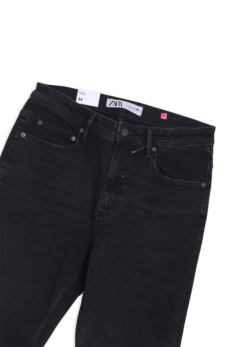 Men Zara Denim Jeans Black– EXPOSTORE - Main Image