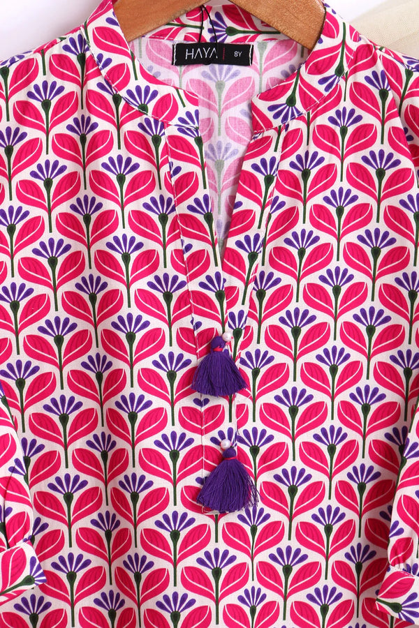 2 PIECE PRINTED LAWN SUIT