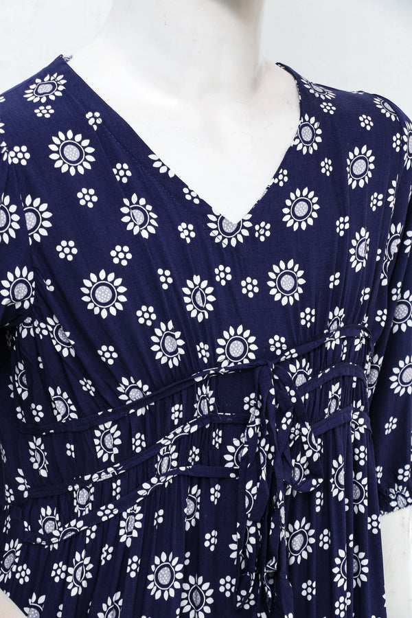 VISCOSE LONG DRESS