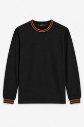 Tiping Collar Sweatshirt