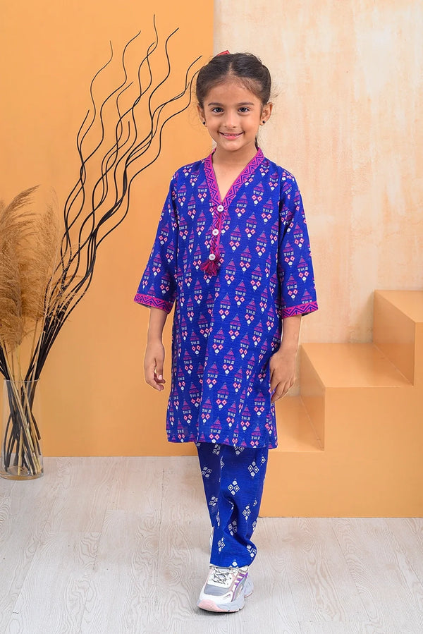 2 PIECE PRINTED KHADDAR SUIT