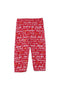 Kids Viscose Casual Printed Suit - Red