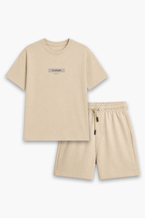Graphic 2 Piece Short Suit