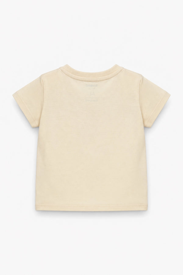 Girls Branded Graphic T-Shirt - Cream