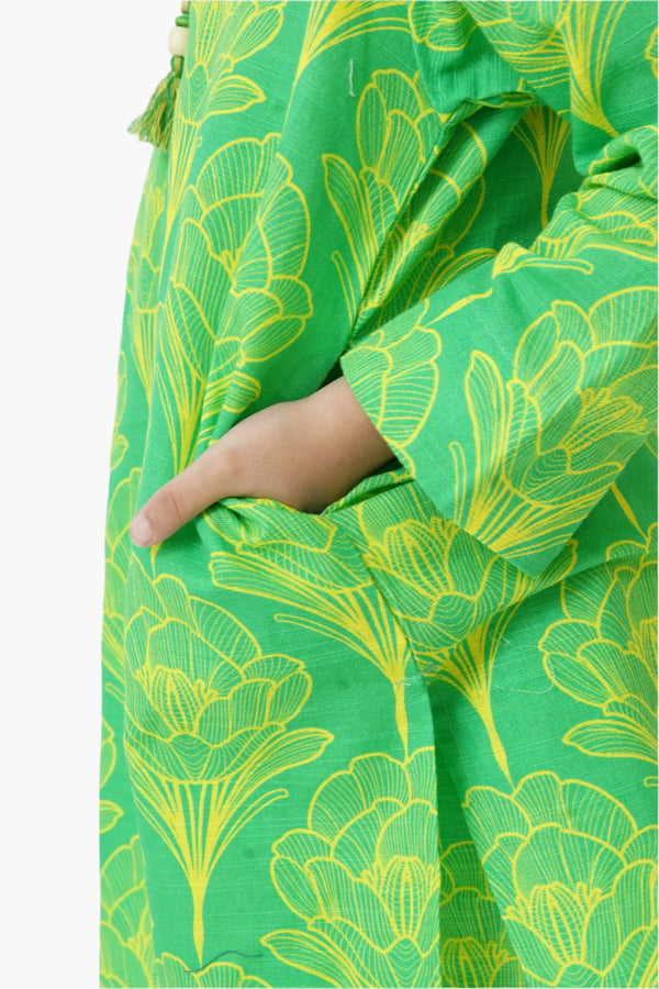 2 PIECE PRINTED KHADDAR SUIT