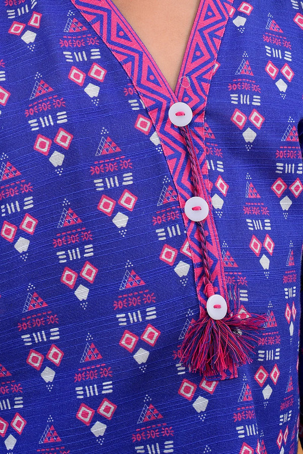 2 PIECE PRINTED KHADDAR SUIT