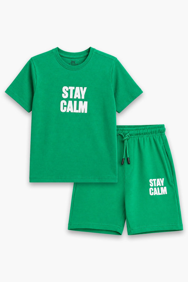 Graphic 2 Piece Short Suit