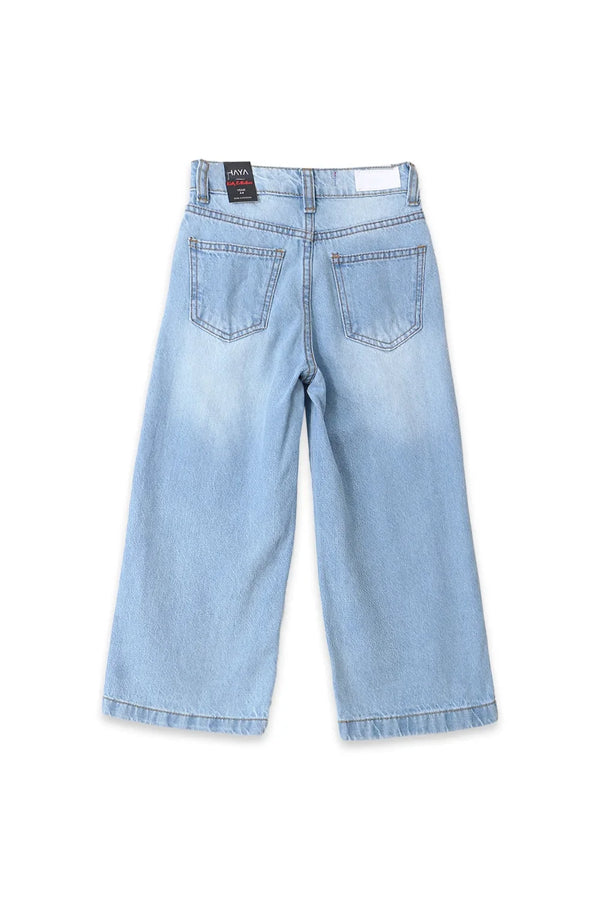 Denim Wide Leg Pant