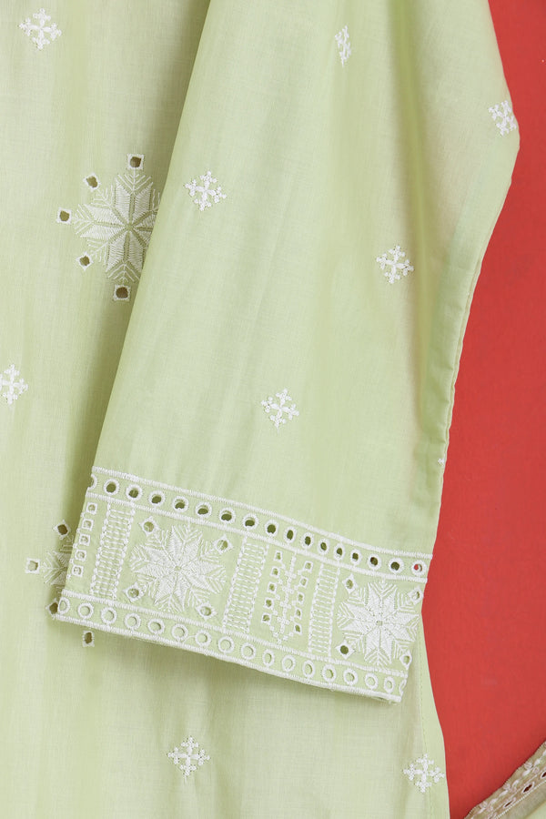 3 PIECE LAWN EMB SUITS