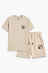 Graphic 2 Piece Short Suit
