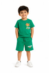 Graphic 2 Piece Short Suit