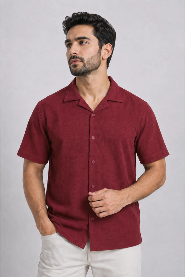 Jacquard Hawaii Shirt