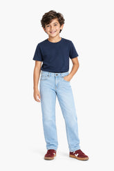 Straight Fit Denim Pant