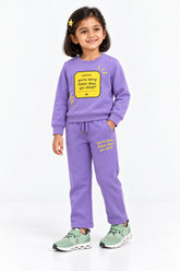 PRINTED FLEECE 2 PC SUIT