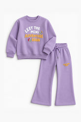 PRINTED FLEECE 2 PC SUIT