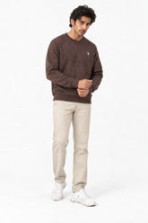 Men U.S. Polo Basic Sweatshirt - Brown