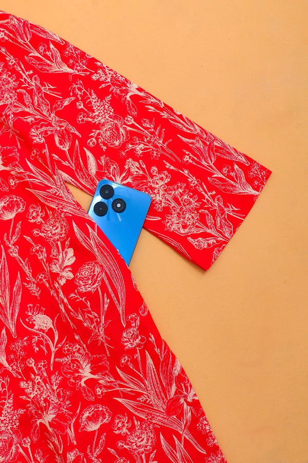 2 PIECE PRINTED KHADDAR SUIT