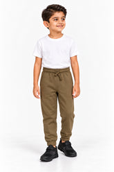 Boys Branded Fleece Trouser - Brown