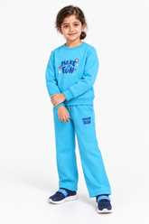 PRINTED FLEECE 2 PC SUIT