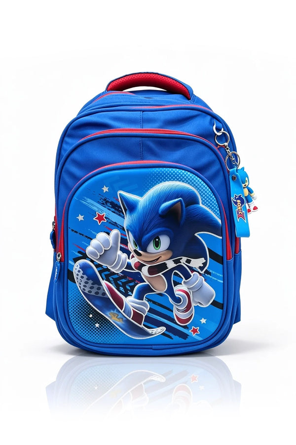 Sonic 3D School Backpack for Boys