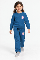 PRINTED FLEECE 2 PC SUIT