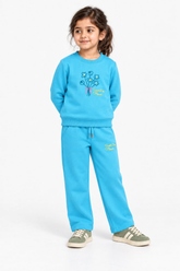 PRINTED FLEECE 2 PC SUIT