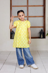 PRINTED LAWN FROCK