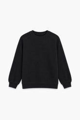 Women Branded Fleece Sweatshirt - Black