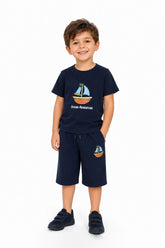 Graphic 2 Piece Short Suit