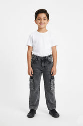 Denim Cargo Pant