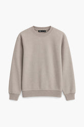 Women Branded Fleece Sweatshirt - Camel