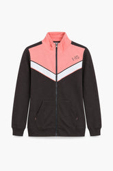 Women Branded Zipper - D/Grey